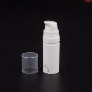 En gros 50pcs / lot 15ml en plastique pompe à lotion sans air flacon pulvérisateur 1 / 2oz crème émulsion petit récipient rechargeable emballage qté Anaep