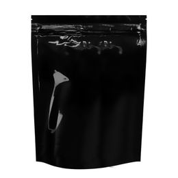 / Упак. прозрачная / черная сторона Толстая майларовая сумка Влагостойкая и антистатическая сумка для хранения продуктов на молнии OEM приемлемо