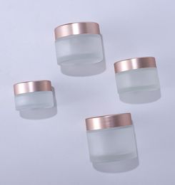 Bocaux vides en verre, 5g, 10g, 15g, 20g, 30g, 50g, 60g, 100g, bouteilles en verre pour cosmétiques, conteneurs de crème de soins de la peau avec capuchon en plastique, vente en gros, ZZ