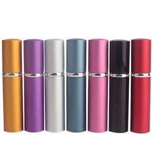 wholesale Mini bouteille de parfum rechargeable en aluminium portable de 5 ml avec vaporisateur contenants de maquillage vides avec atomiseur pour voyageur via ZZ