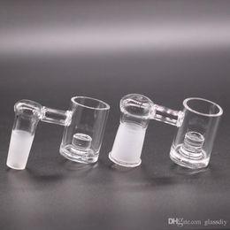 Groothandel 5mm dikke bodem quartz kernreactor banger waterpijp met glas crank carb caps 10mm 14mm 18 mm nagels bongs waterpijpen