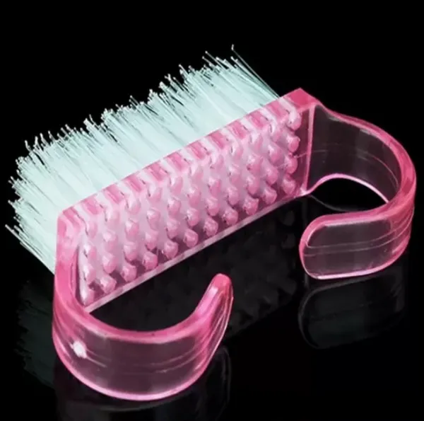 Brosse à poussière rose pour Nail Art, 6.5x3.5 cm, outils de nettoyage de la poussière, outil de manucure et de pédicure, accessoires pour ongles portables, vente en gros