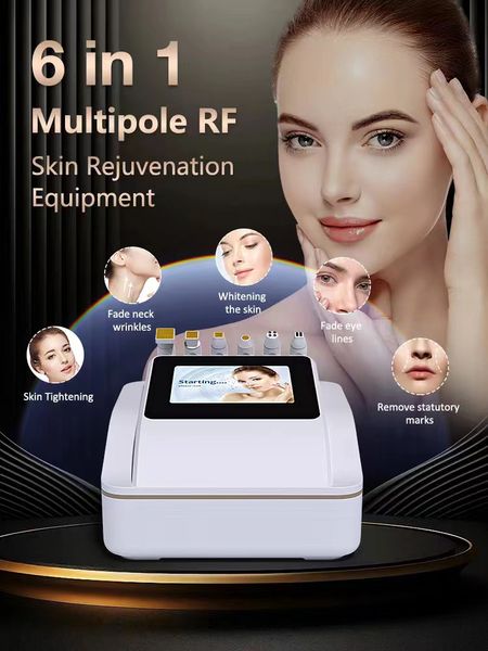 En gros 6 en 1 multipolaire RF peau Reiuvenation enlèvement de l'acné beauté salon de beauté bipolaire RF EMS fractionné RF équipement d'élimination des rides