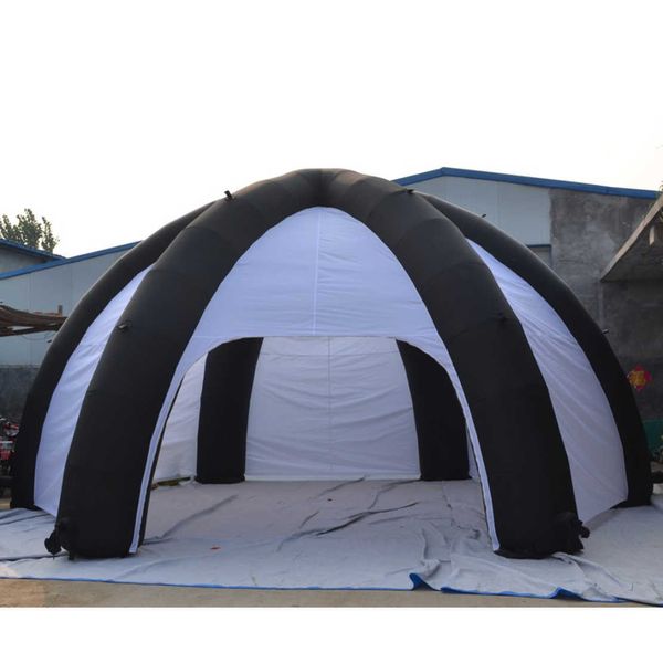 Vente en gros 6m 20 pieds gonflable tente de tente de tente de dôme en forme de tentes de voiture avec murs à vendre