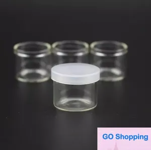 Groothandel 6ml High-end Non Stick Glass Concentrate Container Glazen Fles Wax Dab Jar Dikke Olie Food Grade