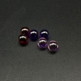 En gros 6mm OD Quartz Terp Dab Perles Boule Insert Rose Rouge Violet Boule De Quartz Pour Quartz Banger Ongles Bécher En Verre Bongs Dab Rigs