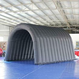 Groothandel 6x3x3.5mh Desinfectietent opblaasbare tunnelafdekking met deurramen voor buitengebruik Party Tent Car Garage Shelter 001