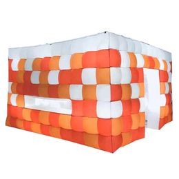 en gros 6x6x3,5mh (20x20x11.5ft) Impression colorée à tente cubique gonflable Cube Marquee pop up Event Party Center Trade Show Shelter avec soufflant sur rabais
