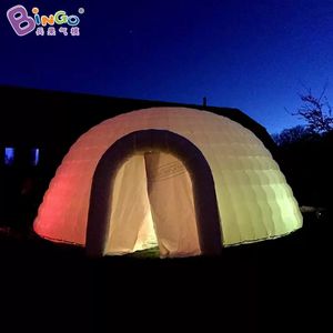 wholesale 6x6x4.5mH tente de salon gonflable tente dôme blanc gonflable ajouter des lumières pour la décoration de l'événement de fête en plein air jouets sports