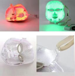 Groothandel 7 kleurrijke LED -foton lichttherapiemachines Home Gebruik gezicht Gezichts schoonheid zonder nekmasker Gezichtshuisverzorging schild