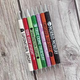 vente en gros 7pcs stylos drôles stylo drôle thème d'Halloween thème de Noël 7 ensemble de stylos