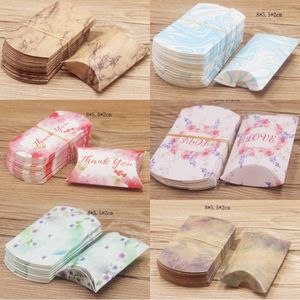 Groothandel 8 * 5 cm Mini Candy Box Pilot Vorm Kraft Papieren Boxen Wedging Verjaardag Baby Shower Favorieten Pakket Supply Christmas Gift Tassen