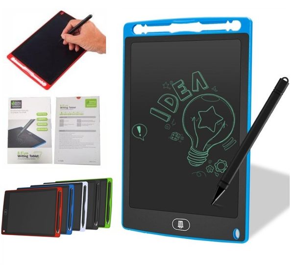wholesale Tabletas de escritura LCD de 8.5 pulgadas Tabletas de dibujo de notas Tableros de gráficos electrónicos para niños Bloc de notas digital con bolígrafo para Office Home