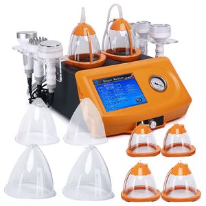 Groothandel 8 in 1 lichaam afslank bum tillen borstvergroting 80K cavitatietherapie vacuüm kont cupping machine vacuüm bust versterker apparatuur