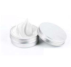 groothandel 80 ml lege aluminium blikken geschenk cosmetische containers flessen pot lip balsem jar blik voor crème zalf hand crème verpakking doos zz
