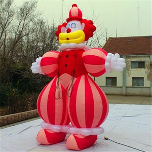 wholesale 8mH (26ft) avec ventilateur personnalisé publicité gonflable de haute qualité prix bon marché mascotte de clown gonflable à la recherche drôle pour la décoration de la ville