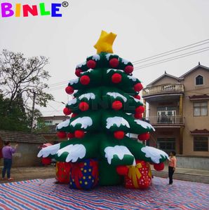 En gros 8mH 26ft avec ventilateur arbre de Noël gonflable géant pour la décoration d'événements en plein air idées de fête du nouvel an