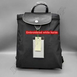Groothandel 95% korting op Designer Tote Bags For Women Clearance Retail Sale Black Purse Backack Borduurde Student Computer Bag opvouwbare reis Mommy 5L086