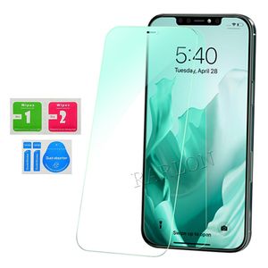 Vente en gros 9H Dureté Gleen Light Protecteur d'écran Hight Clear 2.5D HD Verre Trempé Pour iPhone 14 Pro Max 14Plus 13 Mini 12 X XS 11Pro XR 7 8 Plus Samsung A33 A53 A73 A13 5G