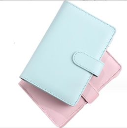 A6 Notebook Cover Protector PU Lederen dagboekbinder Notitieboekjes Bindmiddel Persoonlijke Planner Budget Dagboek Losse omslagen voor opvulpapier