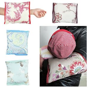 Venta al por mayor, almohada ajustable para brazo de lactancia de bebé, almohadas para lactancia infantil, almohadas para bebés recién nacidos, accesorios de ropa de cama lavables de algodón para el cuidado del bebé de mamá