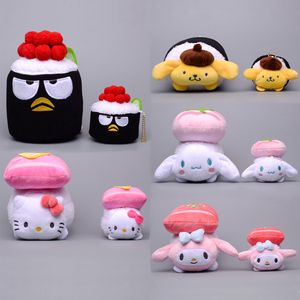 Jouets en peluche Sushi cannelle mélodie Adorable, vente en gros, porte-clés pendentif pour sac à dos, cadeaux de vacances