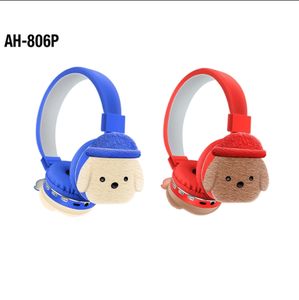 Groothandel Ah-806p Cartoon Teddy Hond Graffiti Draadloze Bluetooth-headset Stereo Nieuwe grensoverschrijdende explosie