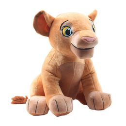 Gros animal lion en peluche simulation lion poupée poupée jeter oreiller cadeaux