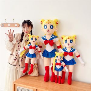 Groothandel Anime Sailor Moon Plush Toys Children's Games Playmates Holiday Gifts Slaapkamer Decoratie