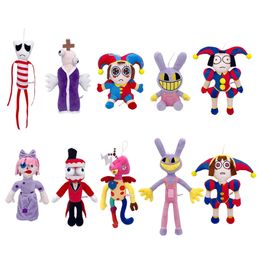 Groothandel Anime gevulde pop De Amazing Digital Circus Doll Magische Digitale Circus Speelgoed Clown Pluche Pop