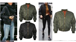 Herfst Winter Casual Coats Parkas Army Green Bomber Jas