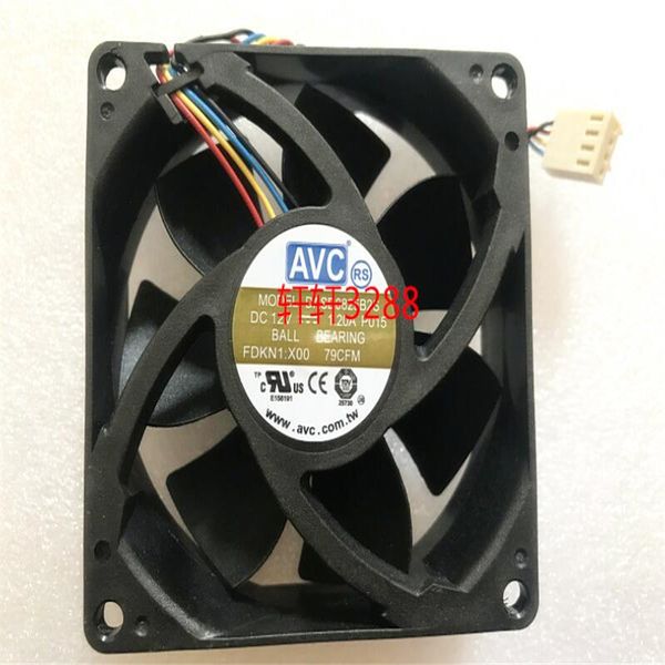 Venta al por mayor: AVC DASD0825B2S 12V 1.20A 8025 8CM ventilador de refrigeración de servidor de 4 hilos