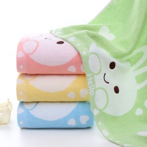 Vente en gros bébé serviette de bain enfants coton doux absorbant bébé serviette de bain couette