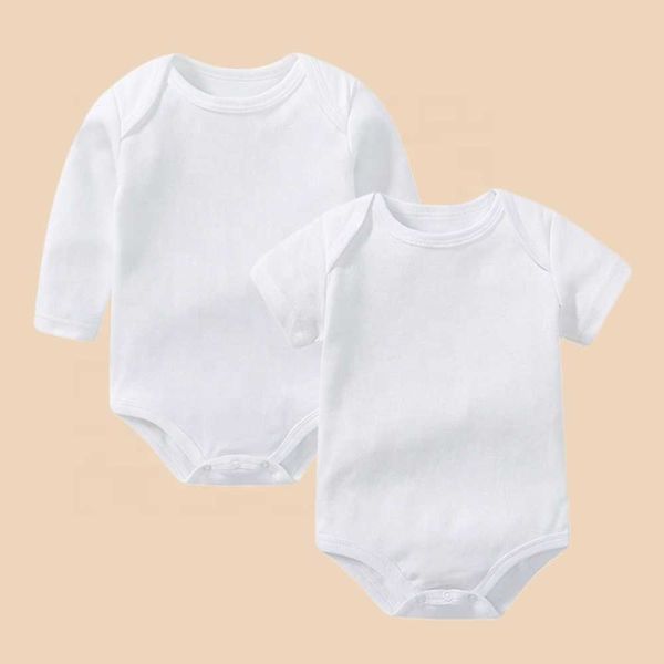 Vêtements pour bébés en gros, combinaison-grenouillère en coton biologique, barboteuse, body