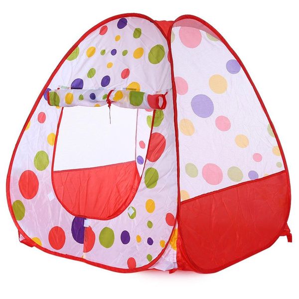Venta al por mayor-Baby Game Play Tent Plegable Children Kids Pop Up Ocean Ball Play Tent Indoor Outdoor Playhouse Tent Garden Playhouse Kids