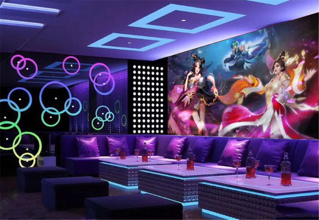 Bar Al Por Mayor KTV 3d Wallpaper Sexy Beautiful Girl Promoción
