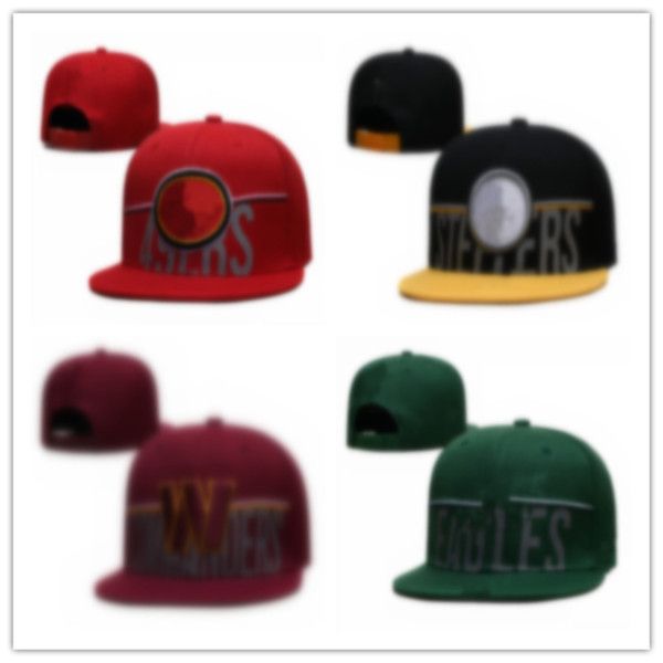 Venta al por mayor Gorra Snapback del equipo deportivo de béisbol Todos los sombreros de fútbol para hombres Mujeres Viseras deportivas ajustables Gorras de hip-hop más de 10000 estilos