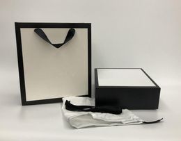 vente en gros de haute qualité marque designer luxe célèbre mode ceinture boîte spéciale, ruban de sac en papier