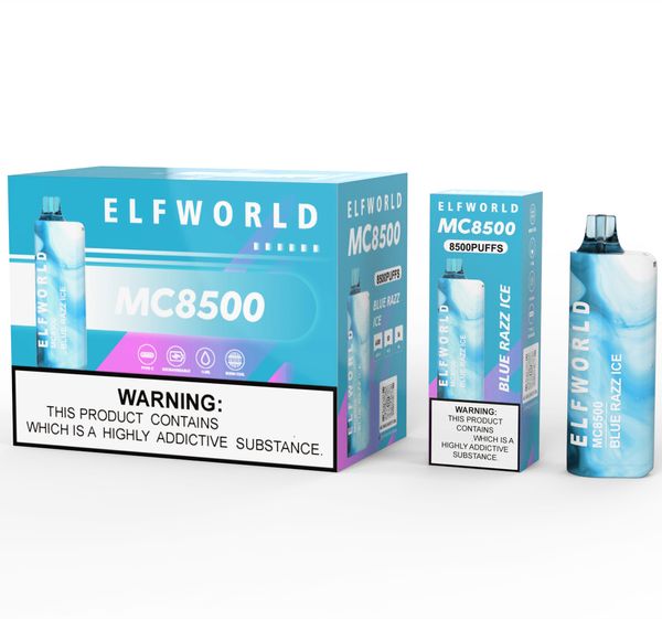 La marca de vape desechable de mejor sabor al por mayor marca original Elfworld MC8500