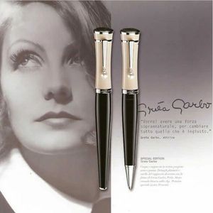 Gros noir et boule Greta stylo à bille Garbo stylos papeterie écrire bureau/fontaine blanche Promotion Mvdkf