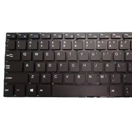 Black Black sans cadre Clavier d'ordinateur portable pour i-vie Zed Air sa 14 États-Unis