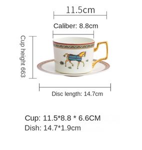 Tasse de petit déjeuner européenne créative en porcelaine, tasse en céramique, ensemble de café, vente en gros