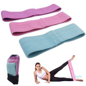 Wholesale-Booty Workout Bands Non-slip Hip Elastic Resistance Band Set Loop for Fitness Leg Thigh Glute Squats Exercise Included Net Bag