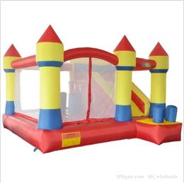 Maison de rebond de château gonflable en gros avec des jouets gonflables à glissade pour enfants sautant les jouets gonflables cours d'obstacle