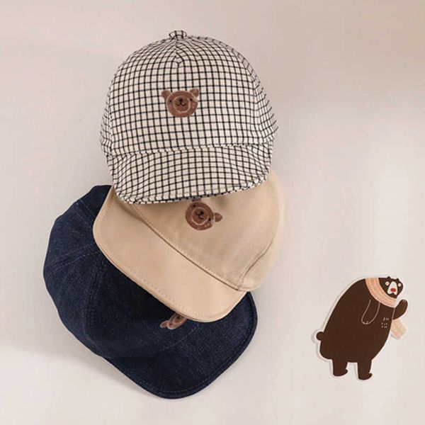 Venta al por mayor, gorras de béisbol para niños y niñas, viseras para el sol para niños al aire libre, gorras transpirables de verano con dibujos animados bordados ajustables para niños y bebés