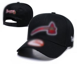 Groothandel merk Braves EEN brief baseball caps bot snapback hoeden lente katoen cap hiphop voor mannen vrouwen zomer H19-8.2