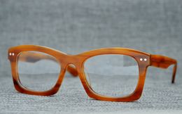 Vente en gros - Montures de lunettes de marque Big Square Eyewear avec lentille transparente Lunettes optiques Frame Myopie Lunettes pour femmes avec boîte