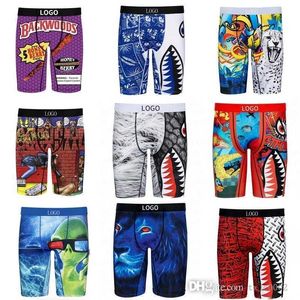 Groothandel merk herenshorts Desinger bedrukt ondergoed met zakken Korte broeken Onderbroeken Sport ademende boxers