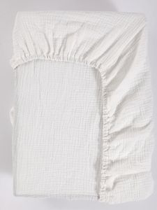 Matelas de lit ajusté neutre style Boho, respirant, 100% coton, draps de berceau pour bébé Standard, vente en gros, 240111