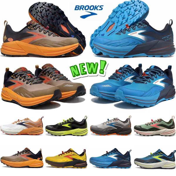 wholesale Brooks Cascadia chaussures de course designer hommes femmes baskets de sport de plein air baskets noir blanc bule vert orange EUR 36-45